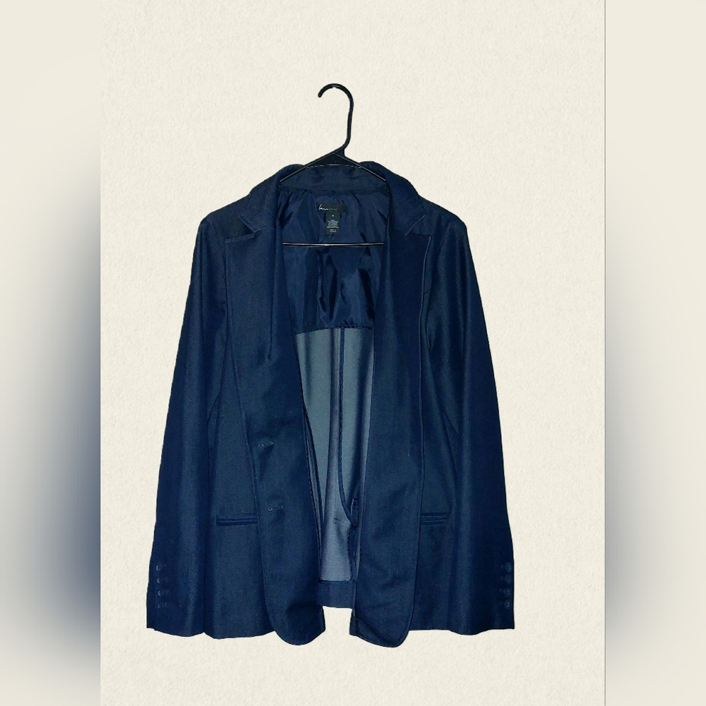 Lane Bryant Classic Navy Blazer